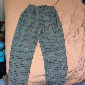 Plaid pants